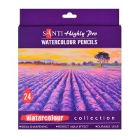 Олівці кольорові Santi Highly Pro 24 шт акварельні (742385)