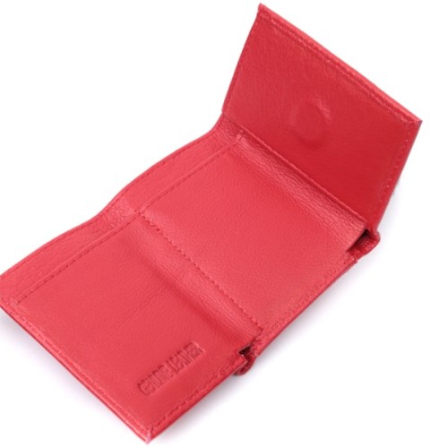 Гаманець ST Leather З натуральної шкіри Червоний (22741)