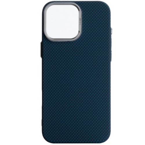 Чохол до мобільного телефона Armorstandart LikeCarbon2 MagCase Apple iPhone 16 Pro Max Kevlar Dark Blue (ARM88593)