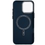 Чохол до мобільного телефона Armorstandart LikeCarbon2 MagCase Apple iPhone 16 Pro Max Kevlar Dark Blue (ARM88593)