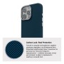 Чохол до мобільного телефона Armorstandart LikeCarbon2 MagCase Apple iPhone 16 Pro Max Kevlar Dark Blue (ARM88593)