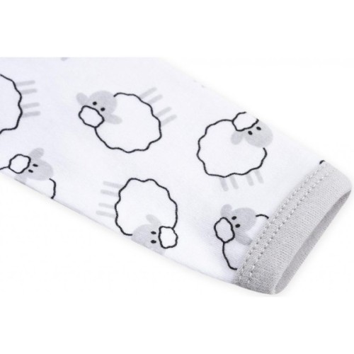 Чоловічок дитячий Luvable Friends на кнопочках з овечками (83167.W.3-6)