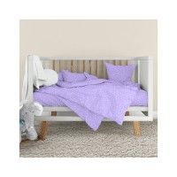 Дитячий постільний набір Home Line Зорі бузковий (193596)