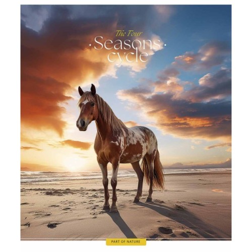 Зошит Школярик Four seasons 36 аркушів клітинка (036-3403K)