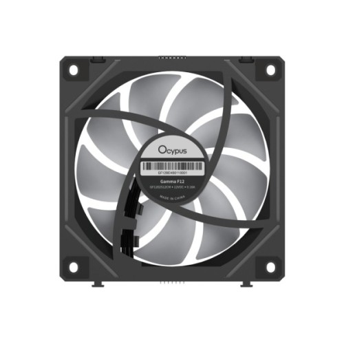 Кулер до корпусу OCYPUS GAMMA F12 UNI ARGB чорний (GAMMA-F12-BK1AM01U-GL)