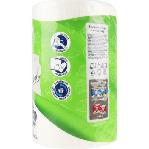 Паперові рушники Диво 2 шари 250 відривів 1 рулон (4820003838464)