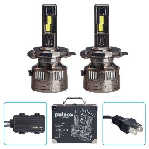 Автолампа PULSO LF4-H4-H/L/Flip Chip/12V/300W/100000Lm/6000k (LF4-H4)