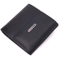 Портмоне Karya З натуральної шкіри Чорне (21315)