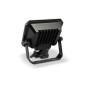 Прожектор Videx F3 20W 5000K з датчиком руху 220V Black (VLE-F3-0205B-S)
