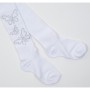 Колготки дитячі BNM з метеликами зі страз (M0C0302-1038-11G-white)