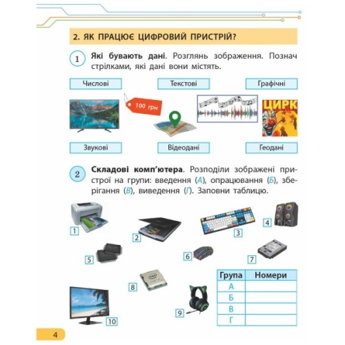 Робочий зошит НУШ ДИДАКТА Інформатика. 4 клас. До підручника Н.В. Морзе, О.В. Барної Ранок (9786170973931)
