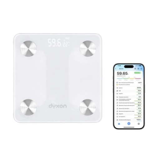 Ваги підлогові DYXON MEGASCALES 200 White (DXNVGMGSCLS200W)