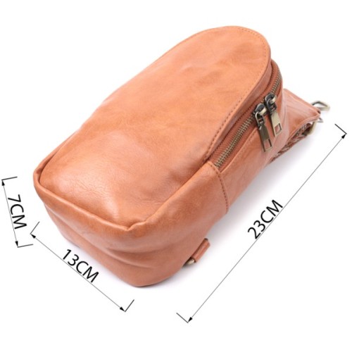 Сумка Vintage Через плече з екошкіри Руда (22793)