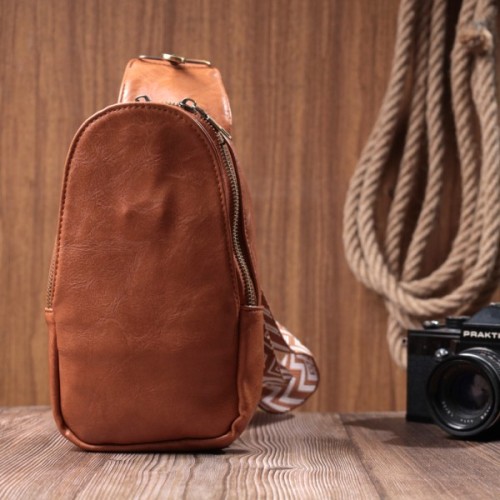 Сумка Vintage Через плече з екошкіри Руда (22793)