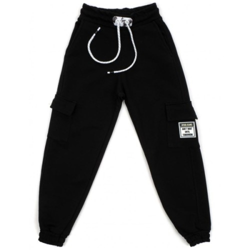 Спортивний костюм дитячий A-Yugi трикотажний (7036-K-164G-black)