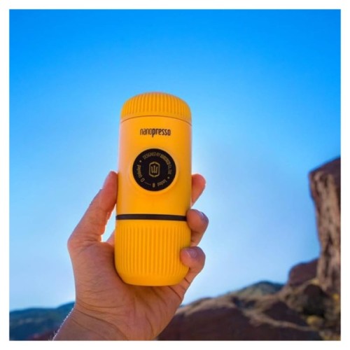 Кавоварка кемпінгова Wacaco Nanopresso жовта (WNANOYELLOW)