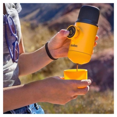 Кавоварка кемпінгова Wacaco Nanopresso жовта (WNANOYELLOW)