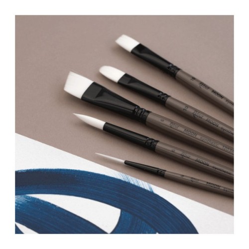 Пензлик для малювання Rosa Синтетика кругла, MOON 1203R, №0 (4823098533948)