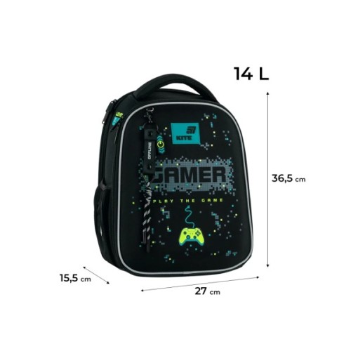 Портфель Kite Education каркасний 555 Play the Game (K26-555S-9)