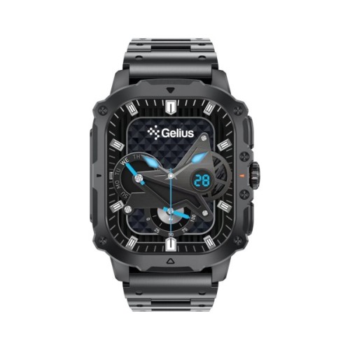 Смарт-годинник Gelius Tactical Heavy (GP-SW016) Black Chrome (2099901019097)