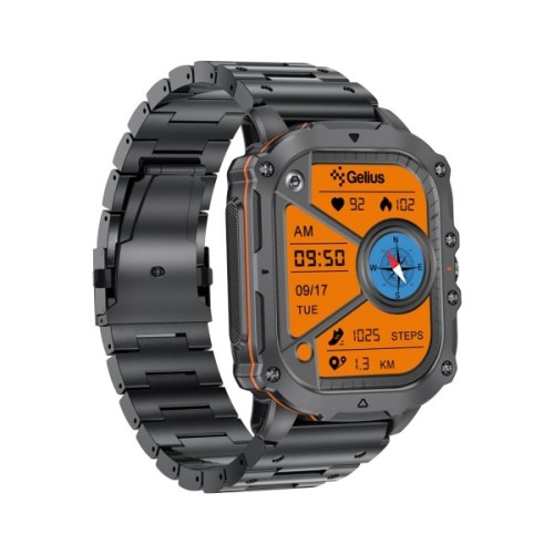 Смарт-годинник Gelius Tactical Heavy (GP-SW016) Black Chrome (2099901019097)