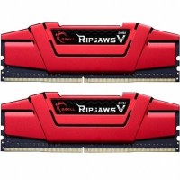 Модуль пам'яті для комп'ютера DDR4 8GB (2x4GB) 2400 MHz RIPJAWS V RED G.Skill (F4-2400C17D-8GVR)