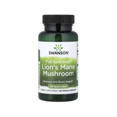 Вітамінно-мінеральний комплекс Swanson Їжачок гребінчастий, 500 мг, Full Spectrum Organic Lion's Mane Mushroom, 60 ве (SWV11096) Вітамінно-мінеральний комплекс Swanson Їжачок гребінчастий, 500 мг, Full Spectrum Organic Lion's Mane Mushroom, 60 ве (SWV11096)