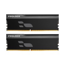 Модуль пам'яті для комп'ютера DDR5 32GB (2x16GB) 6000 MHz Onyx Black Prologix (PRO32GB6000YB5K)