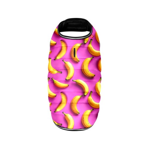 Курточка для тварин WAUDOG Clothes Банани на рожевому XL (506-4055)
