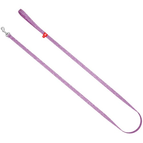 Повідець для котів WAUDOG Re-cotton світловідбивний XS 200х1 см фіолетовий (16449)