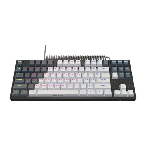 Клавіатура Lorgar Azar 514TKL RGB Mechanical USB UA White/Grey (LRG-GK514TKL-WH-UA)