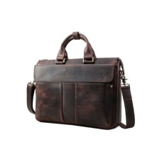 Сумка Vintage З натуральної шкіри Коричнева (14565)