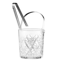 Відро для льоду Ardesto Alba 980мл, скло, прозорий (AR5044)
