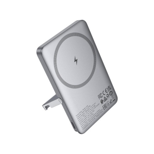 Батарея універсальна HOCO 5000mAh Sunlight PD/20W Magnetic Metal Grey (Q36 / 714986)