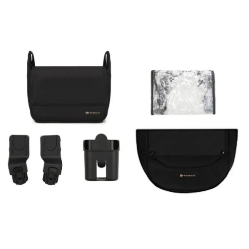 Коляска Kinderkraft 3 в 1 Esme Pro Pure Black (KSESME00BLK300N) (5902533929351)