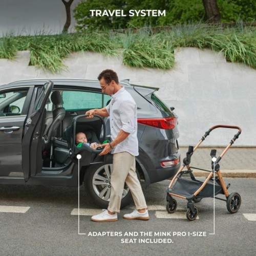 Коляска Kinderkraft 3 в 1 Esme Pro Pure Black (KSESME00BLK300N) (5902533929351)