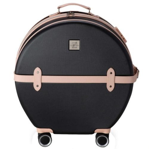 Валіза Semi Line 24" (M) Black/Pink Cream (T5671-3) (DAS302671)