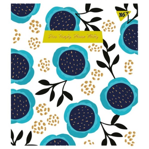 Зошит Yes А5 Wild Bloom 18 аркушів клітинка (765198)