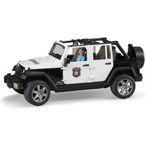 Масштабна модель автомобіля Bruder Джип Wrangler Unlimited Rubicon Police (02526)