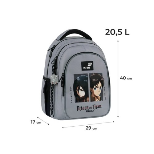 Рюкзак шкільний Kite Education teens 8001M Attack on Titan (AT26-8001M)