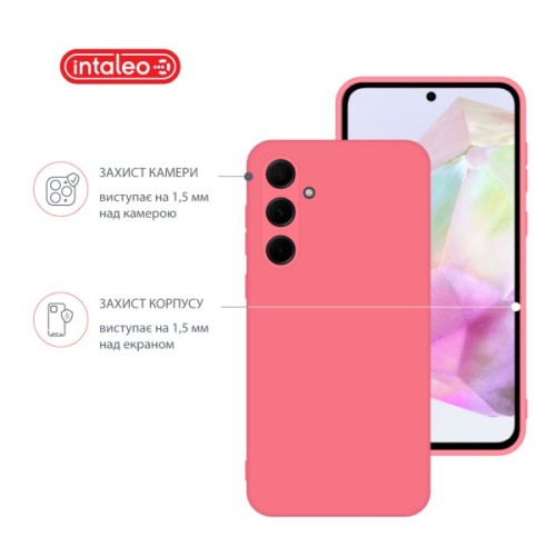 Чохол до мобільного телефона Intaleo Silicone Samsung Galaxy A35 Pink (1283126600180)