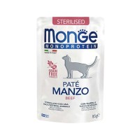 Паштет для котів Monge Cat Monoprotein Sterilised яловичина 85 г (8009470013741)