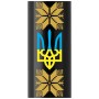 Ручка кулькова Parker IM 17 UKRAINE Black GT BP Тризуб з жовтим орнаментом (22032_T1366u)