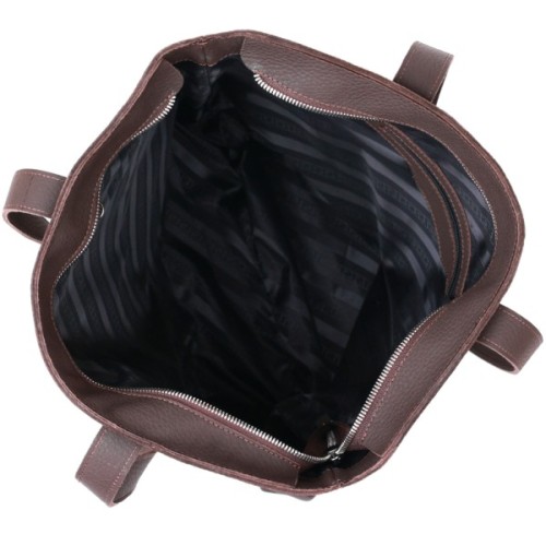 Сумка Shvigel Шкіряна Коричнева (16363)