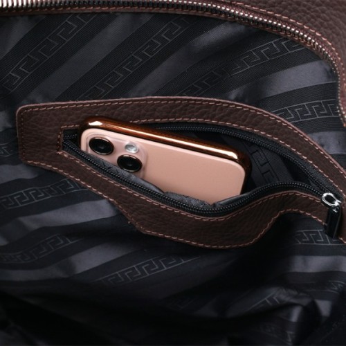 Сумка Shvigel Шкіряна Коричнева (16363)