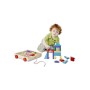 Кубики Melissa&Doug Набір дерев'яних блоків на візку (MD14209)