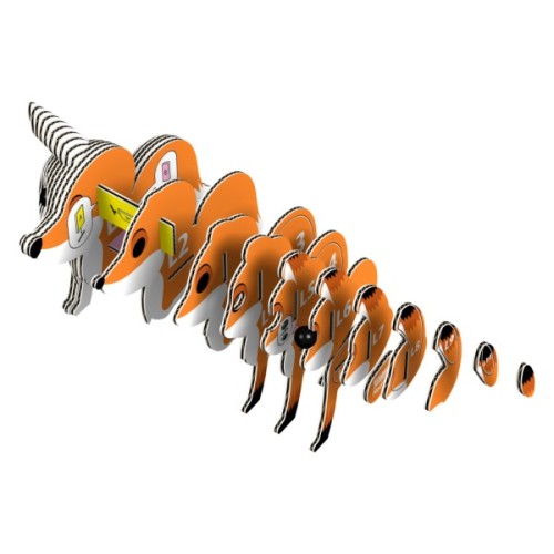 Пазл Eugy 3D Зоопарк Червона лисиця (XEG-072)