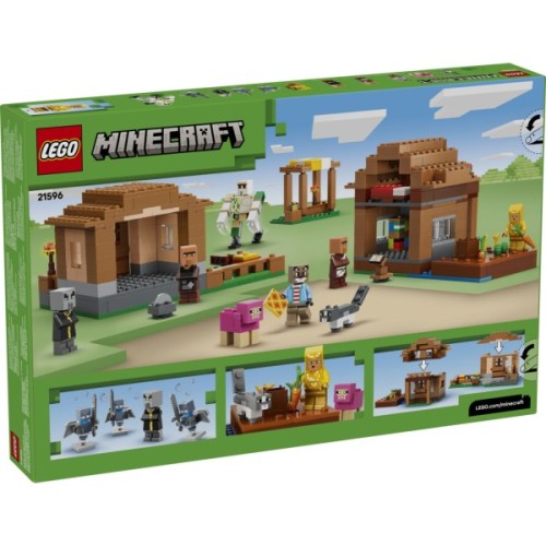 Конструктор LEGO Minecraft Напад викликача на село (21596)