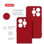 Чохол до мобільного телефона Intaleo SoftShell Apple iPhone 16 Pro Red (1283126609299)