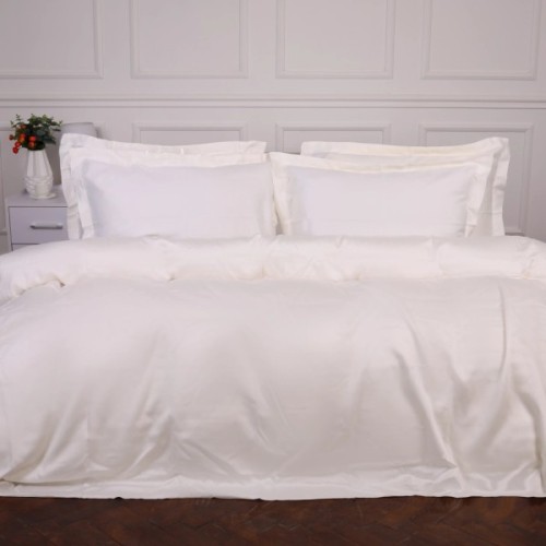 Постільна білизна MirSon Tencel №01 White 200 x 220 Євро (2200009368448)